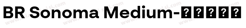BR Sonoma Medium字体转换